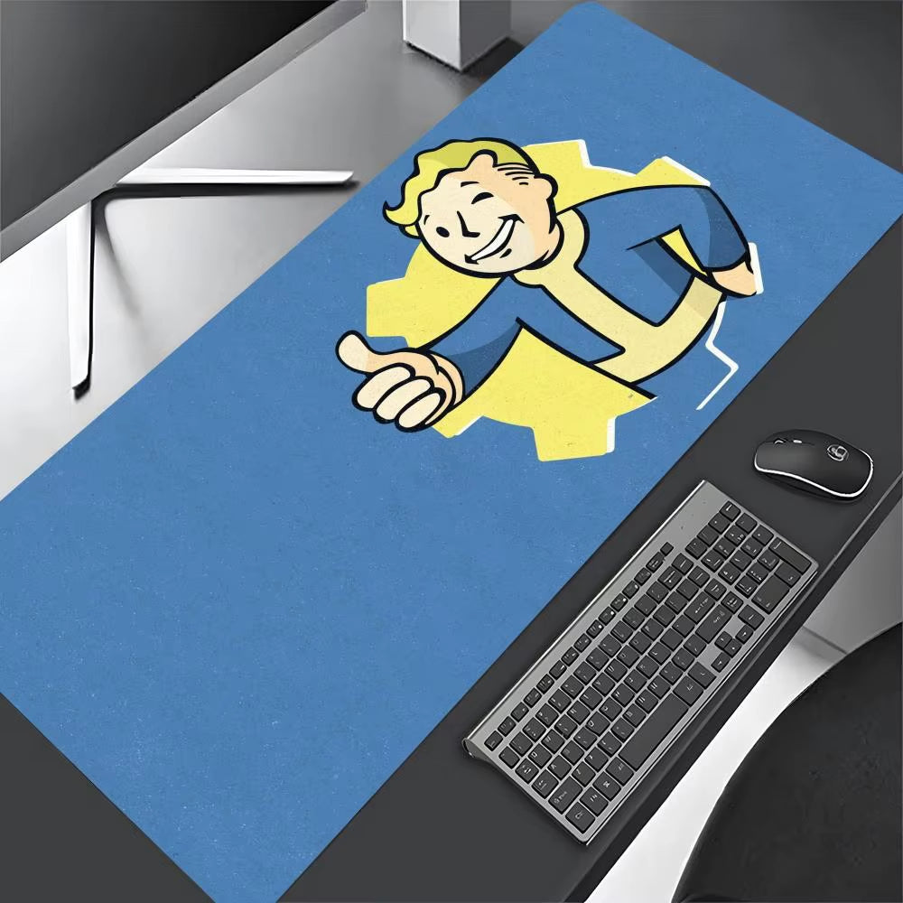 Game Fallout Desk Accessories Office Mouse Pad Gaming Abstract Large 800X400Mm Mousemat Gamer XXL Mause Carpet PC Desk
