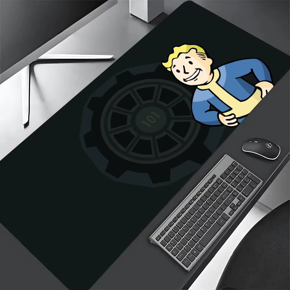 Game Fallout Desk Accessories Office Mouse Pad Gaming Abstract Large 800X400Mm Mousemat Gamer XXL Mause Carpet PC Desk