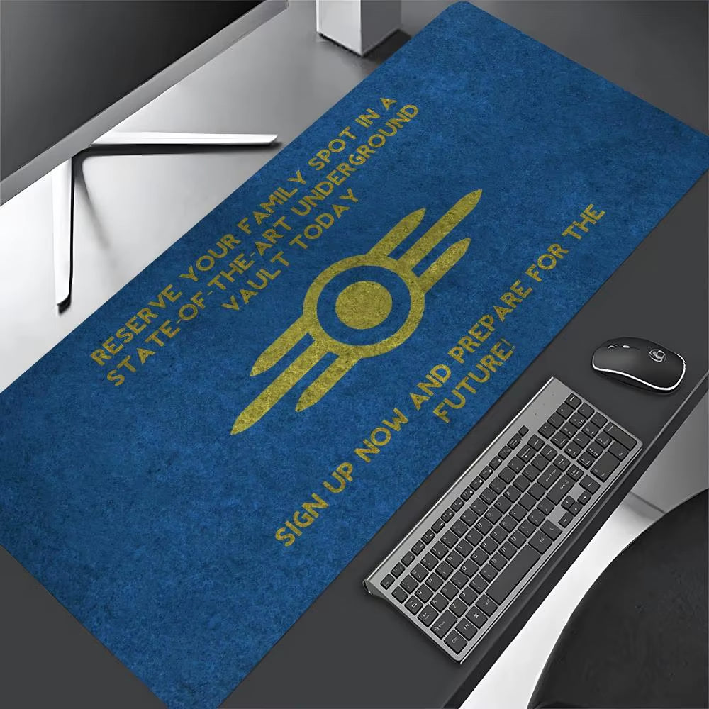 Game Fallout Desk Accessories Office Mouse Pad Gaming Abstract Large 800X400Mm Mousemat Gamer XXL Mause Carpet PC Desk