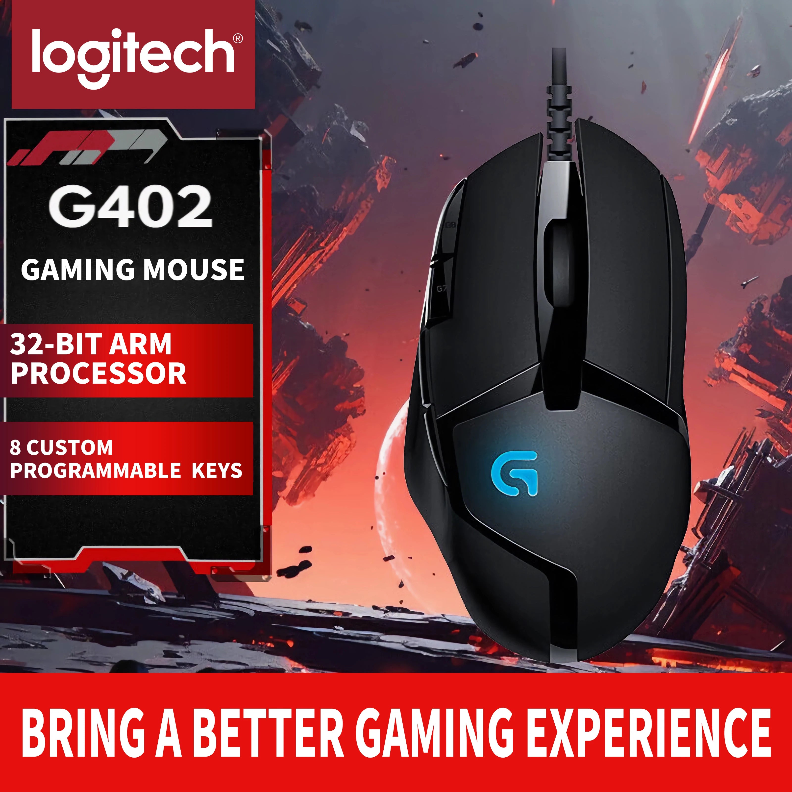 Logitech G402 Hyperion Fury