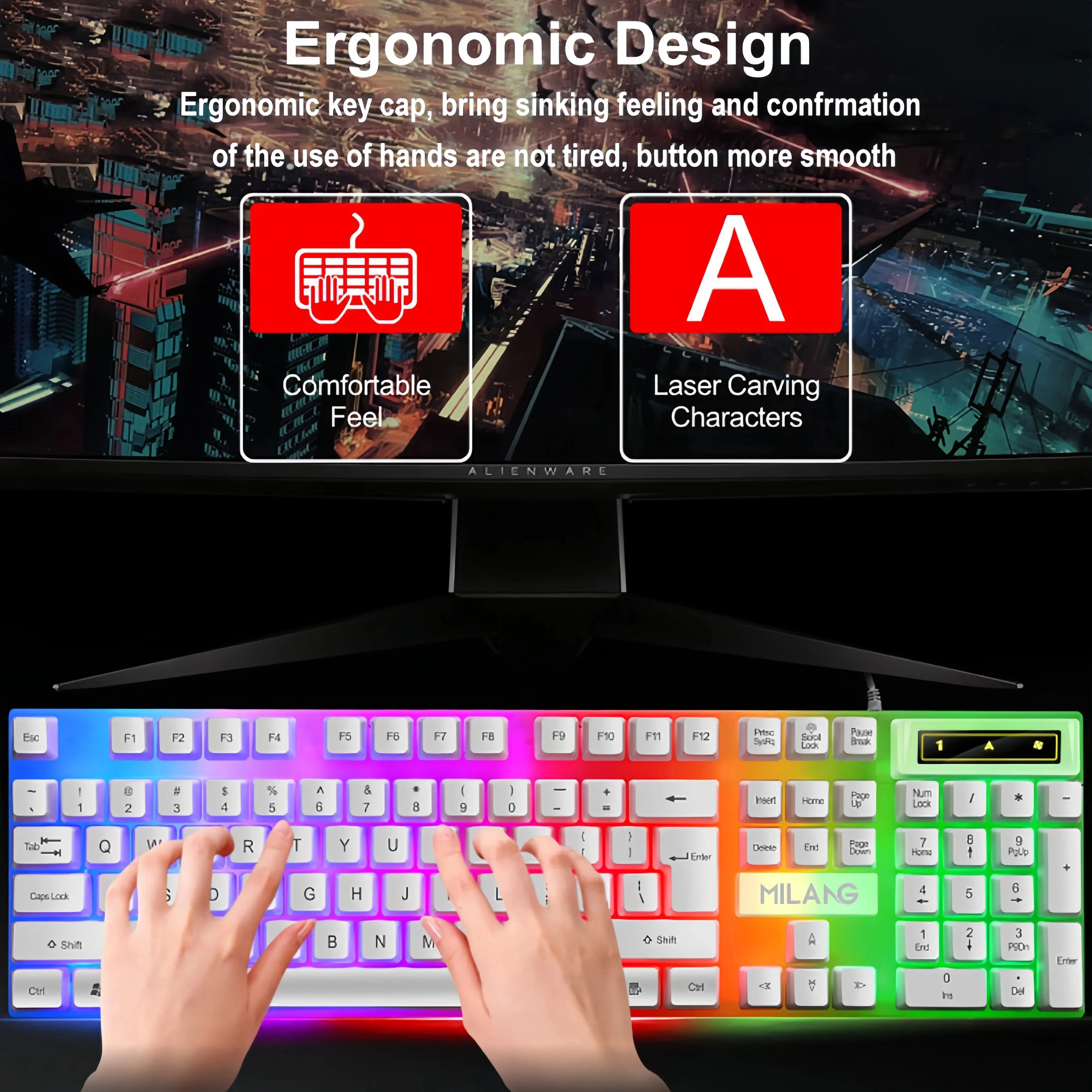 Backlit Mechanical Keyboard (104 Key)