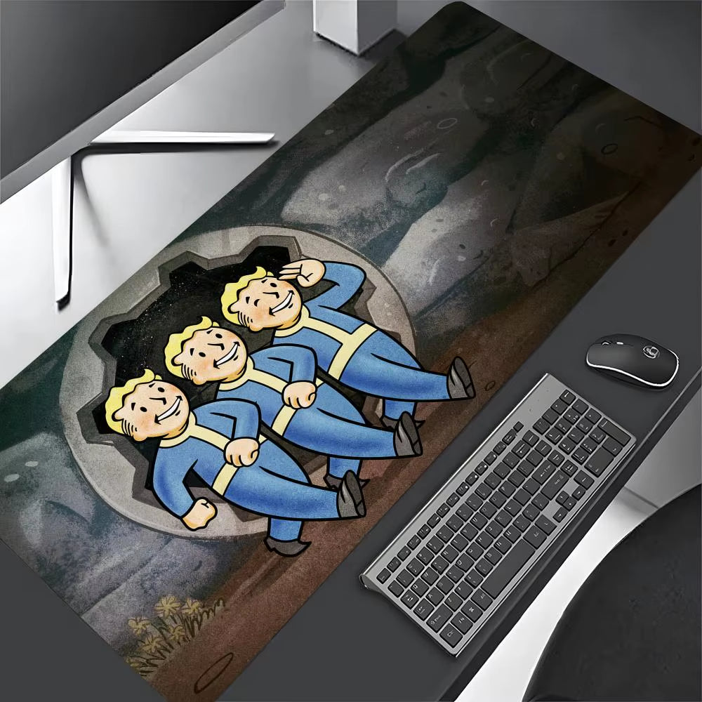 Game Fallout Desk Accessories Office Mouse Pad Gaming Abstract Large 800X400Mm Mousemat Gamer XXL Mause Carpet PC Desk